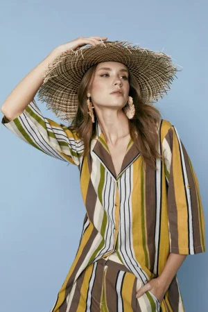 Discount CAMISOLA CASANDRA VERDE Camisas y blusas