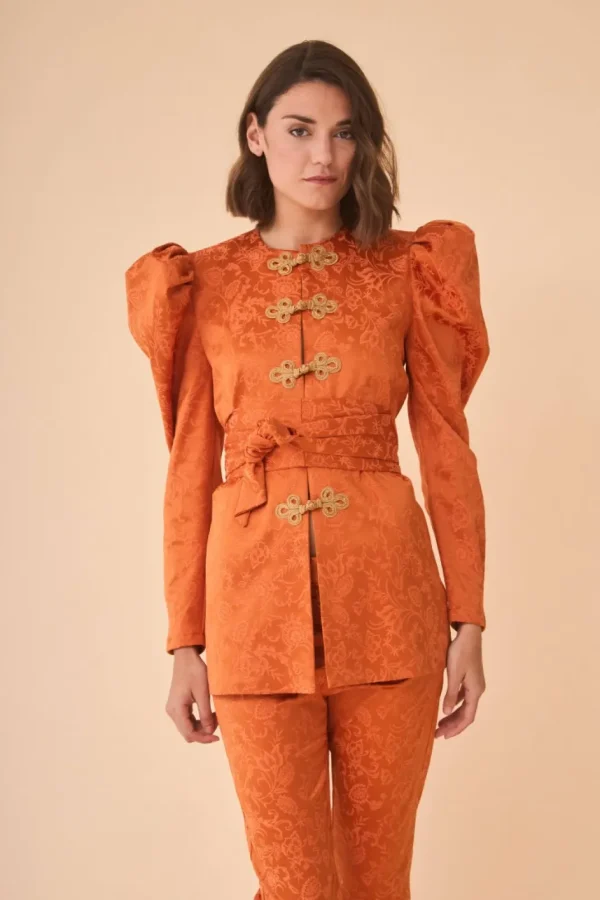 Best Sale CHAQUETA ALMENDRATERRACOTA Total look | Blazers y Chaquetas