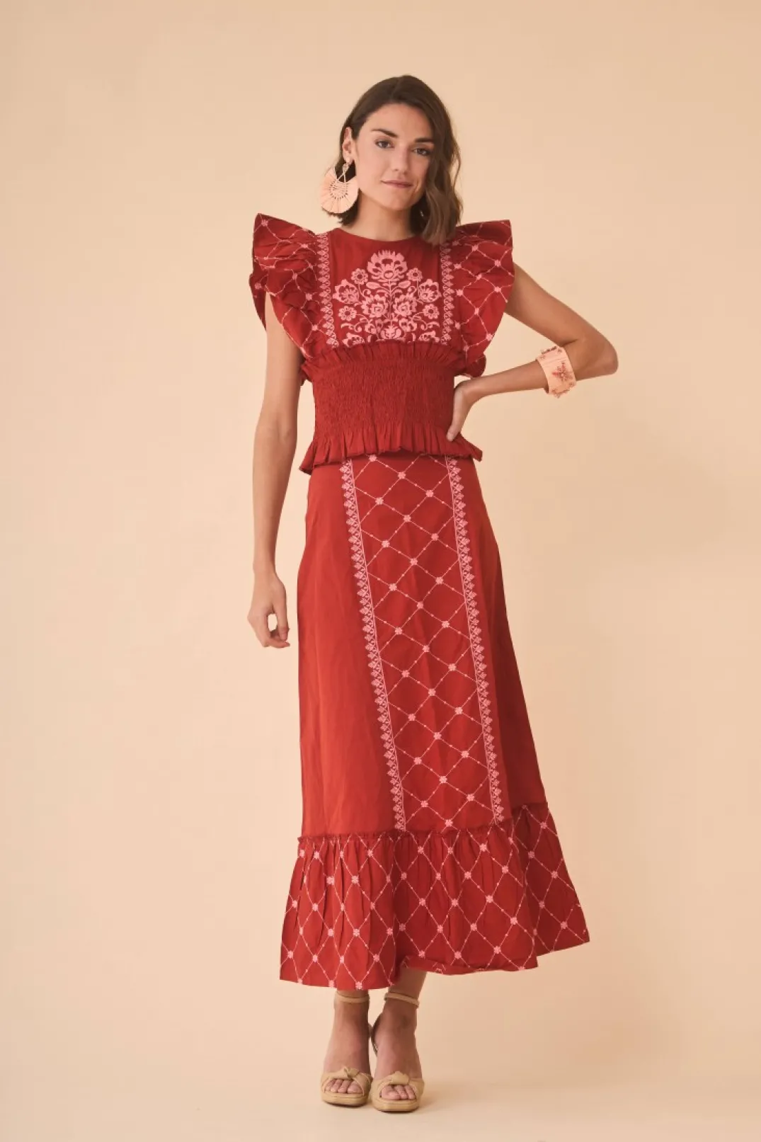 Best Sale CONJUNTO CONJUNTO BLANCAGRANATE Total look