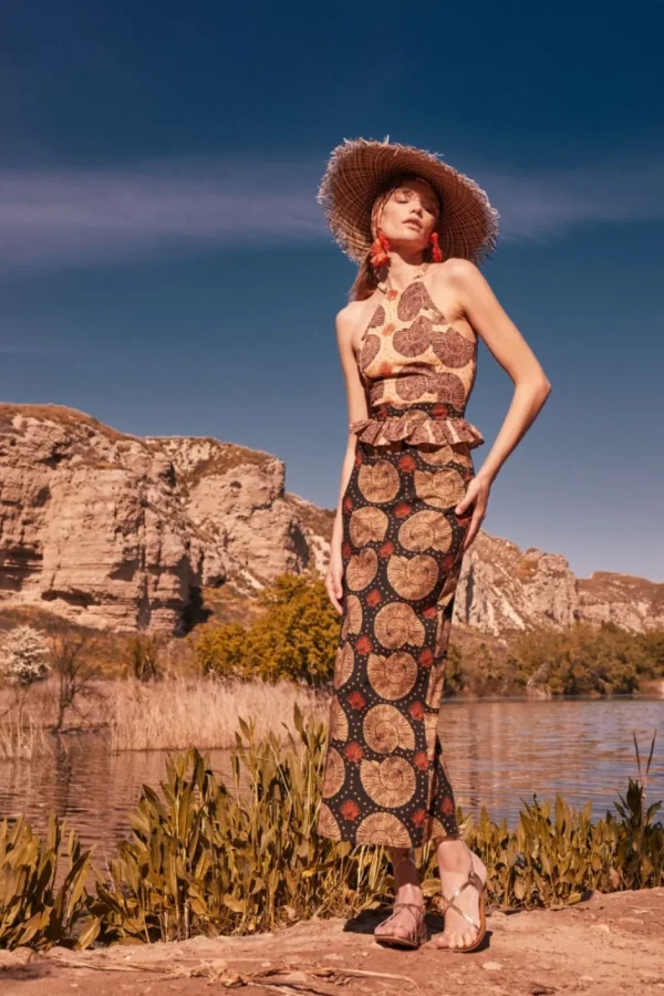 Best Sale FALDA CARACOLABEIGE Faldas