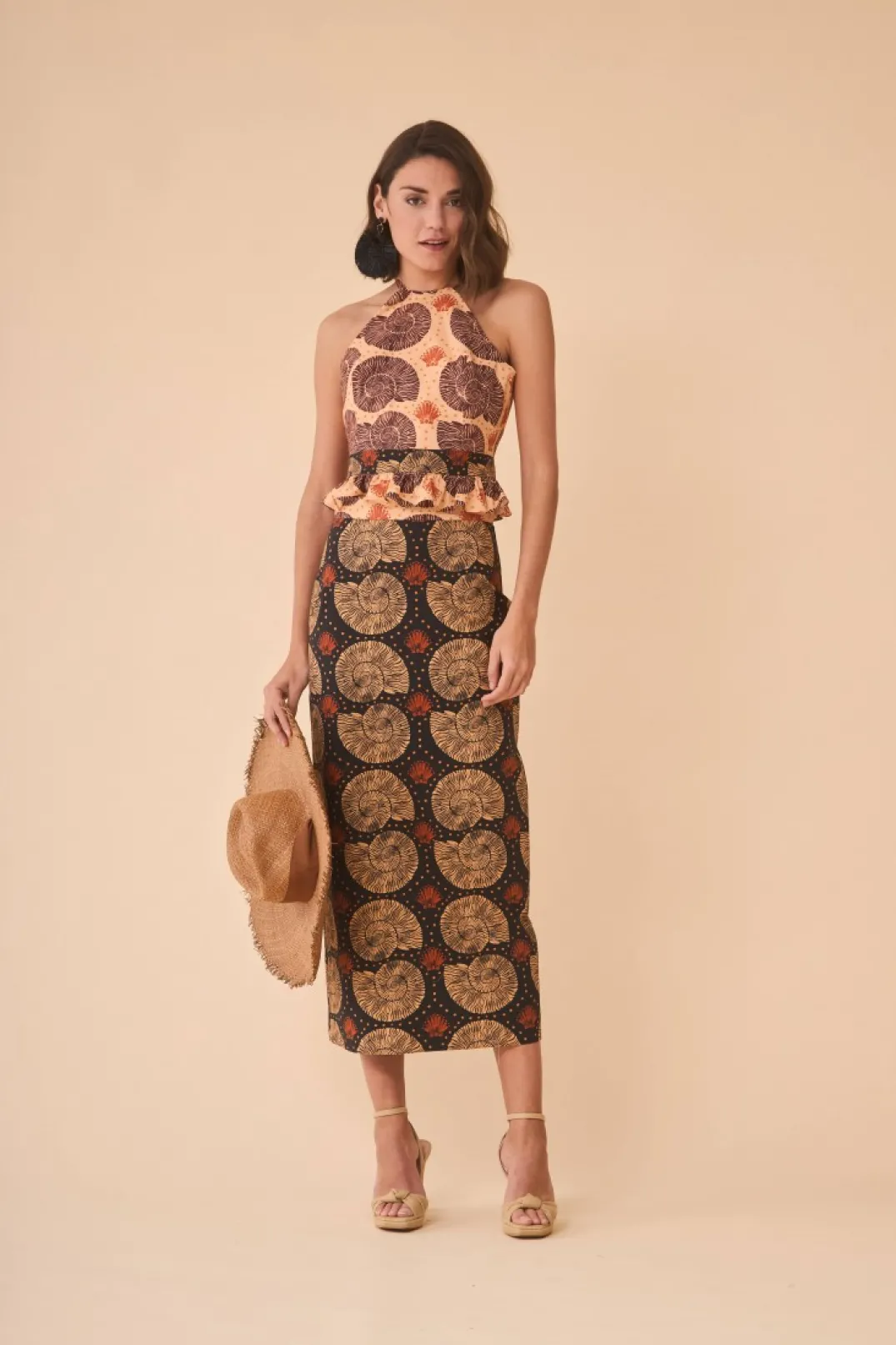 Best Sale FALDA CARACOLABEIGE Faldas