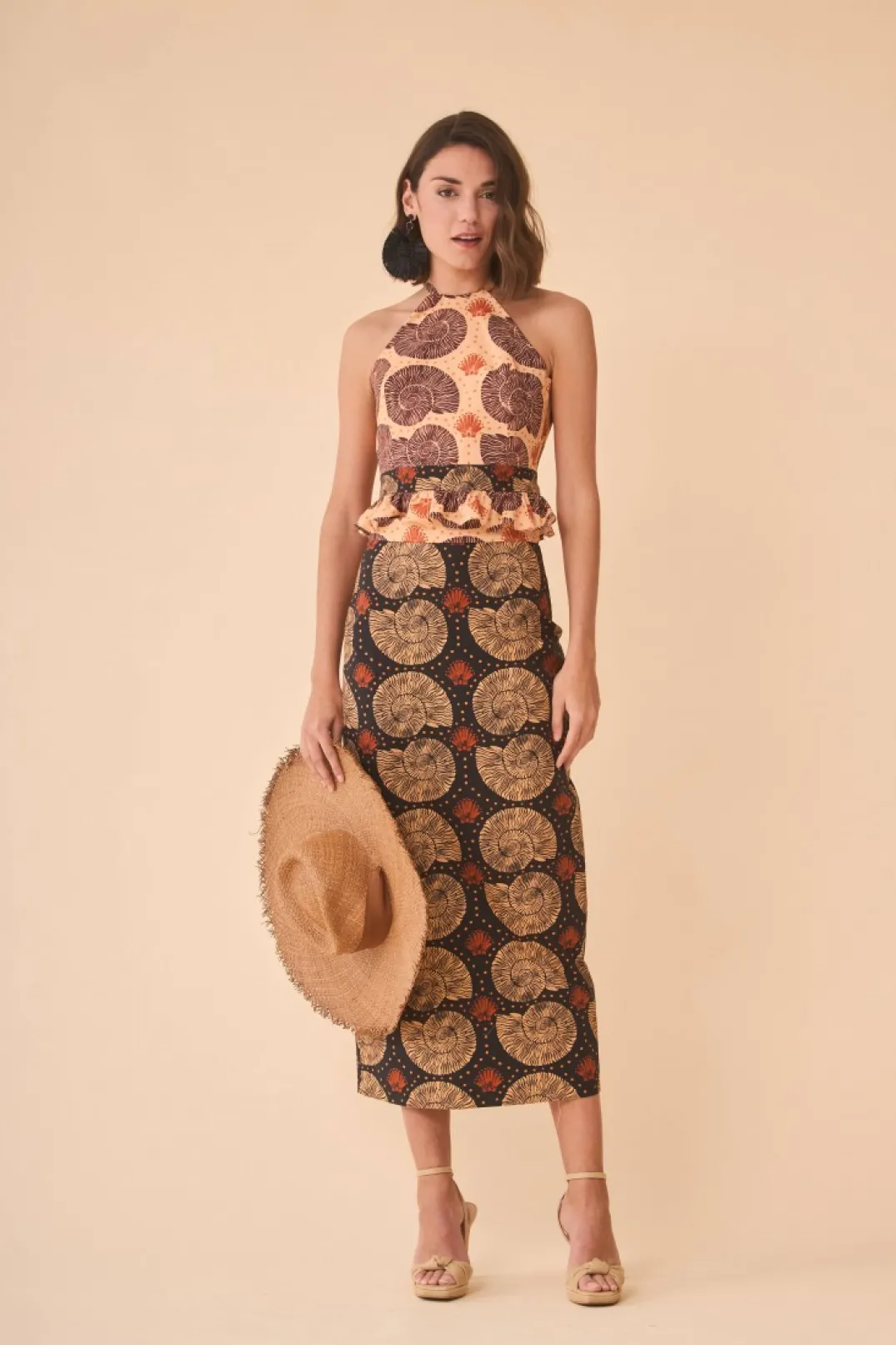 Best Sale FALDA CARACOLABEIGE Faldas