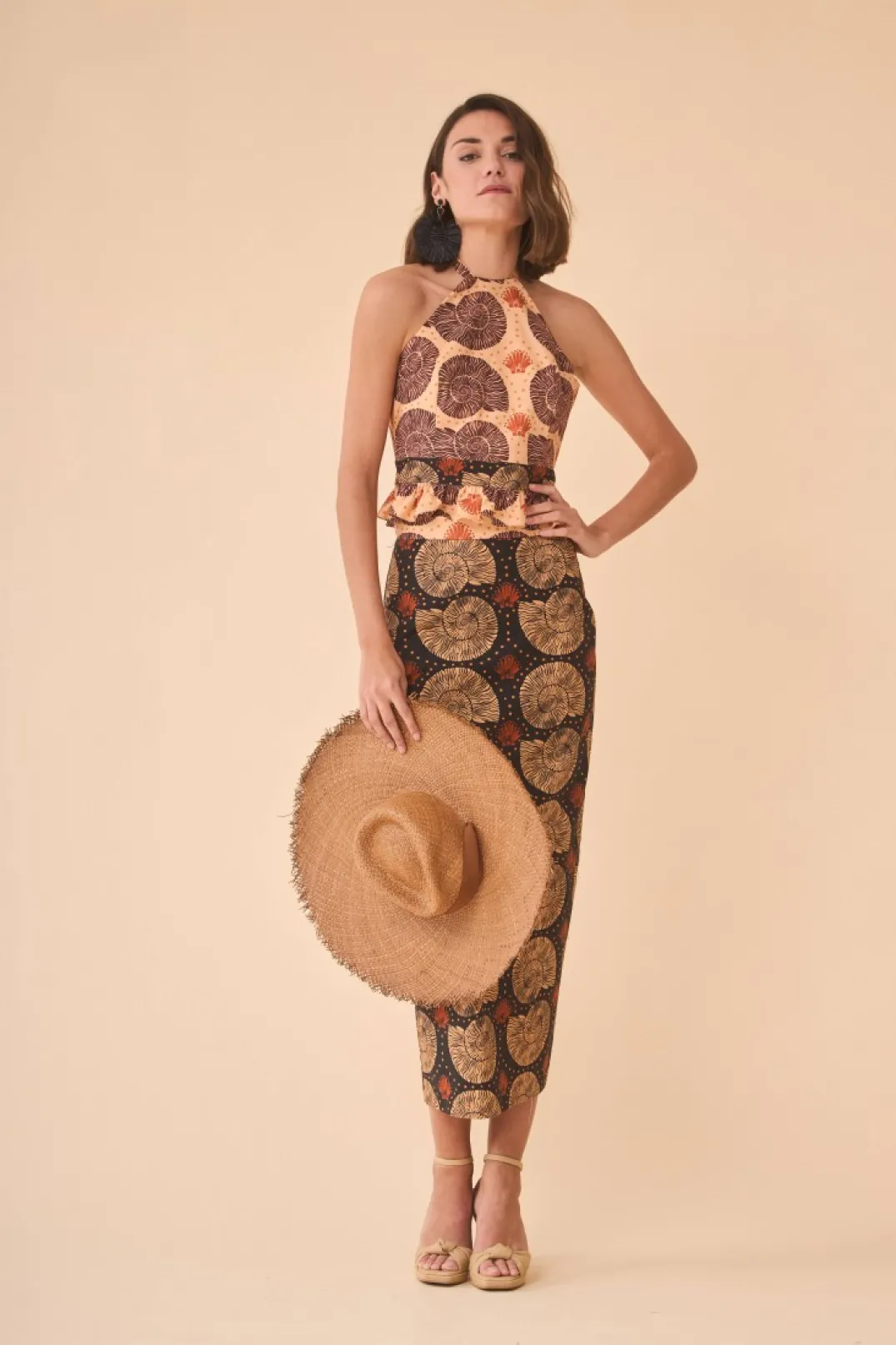 Best Sale FALDA CARACOLABEIGE Faldas