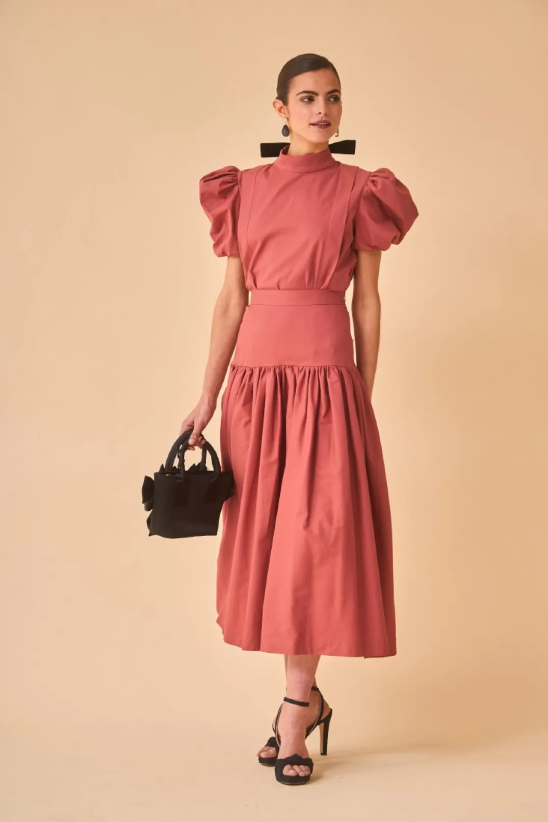 Hot FALDA FLORITATERRACOTA Total look | Faldas