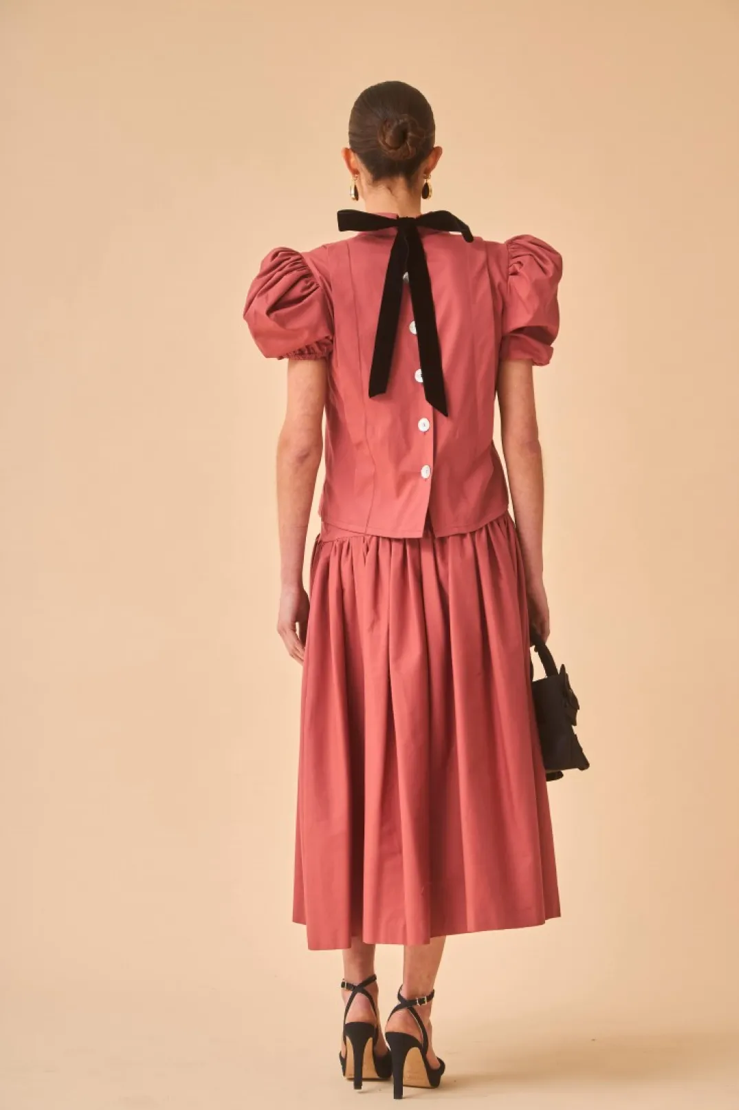 Hot FALDA FLORITATERRACOTA Total look | Faldas