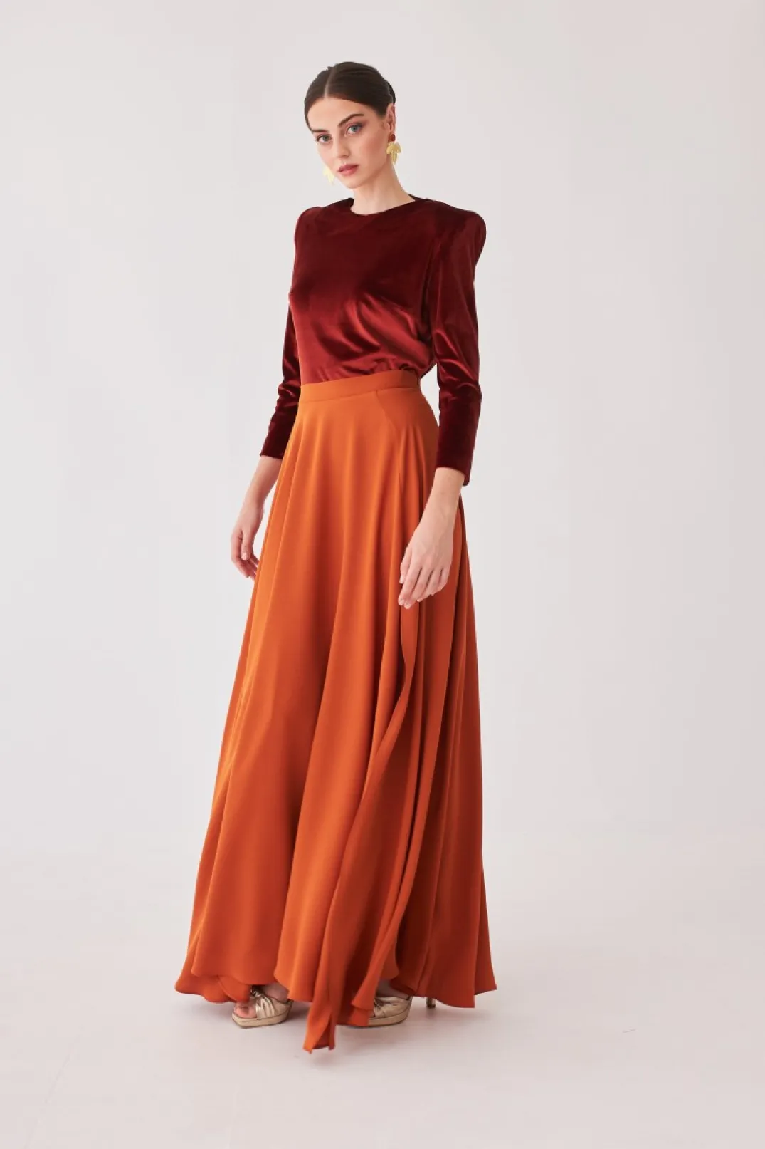 Cheap FALDA LAURAMBNARANJA MARIA BARAZA X COOSY | Faldas