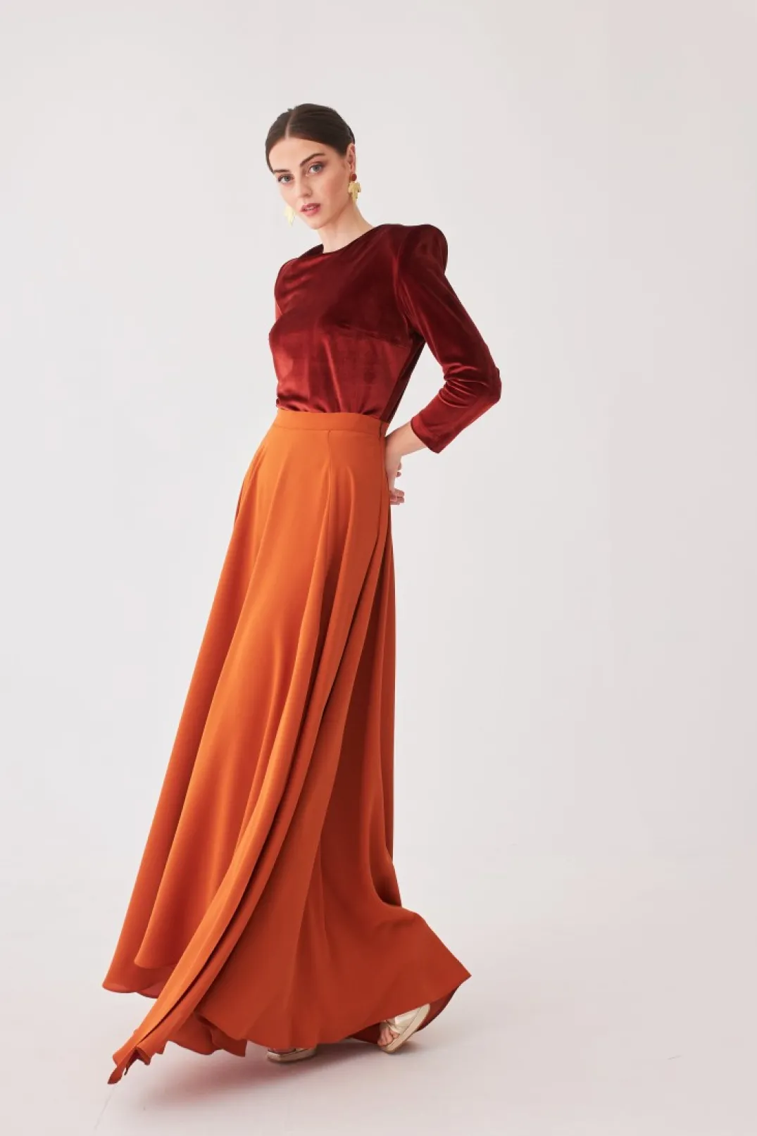 Cheap FALDA LAURAMBNARANJA MARIA BARAZA X COOSY | Faldas