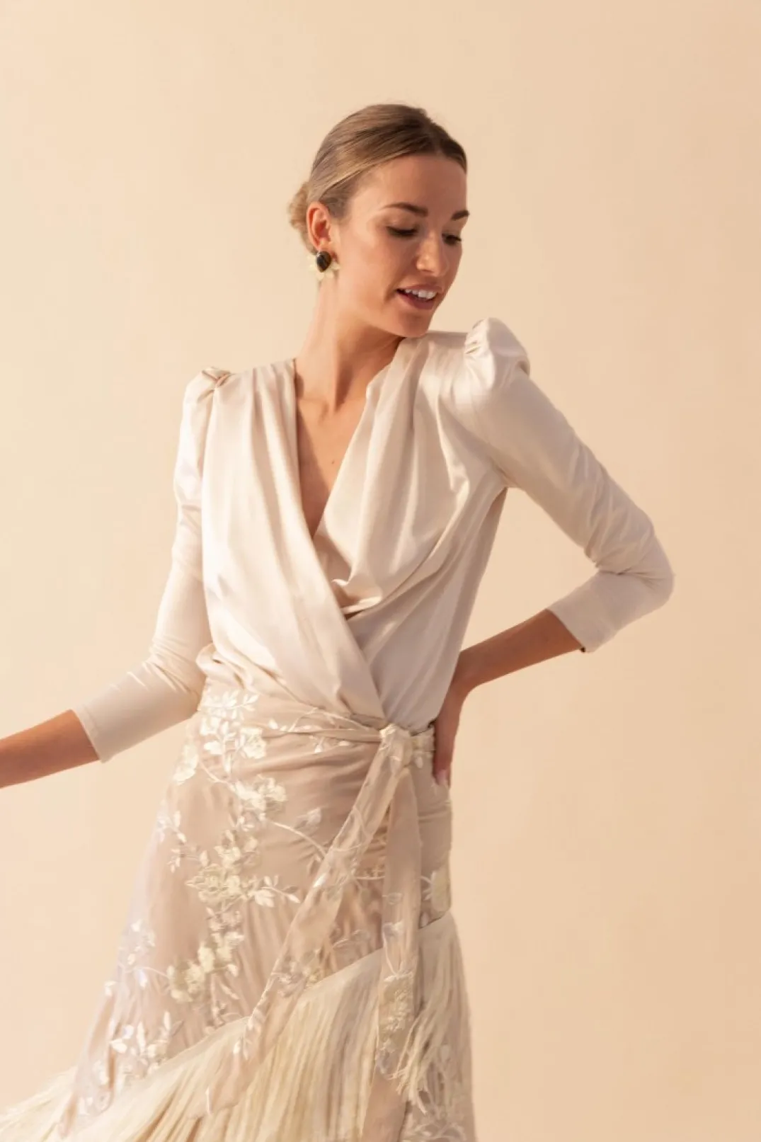 Best FALDA MANILA BEIGE Faldas