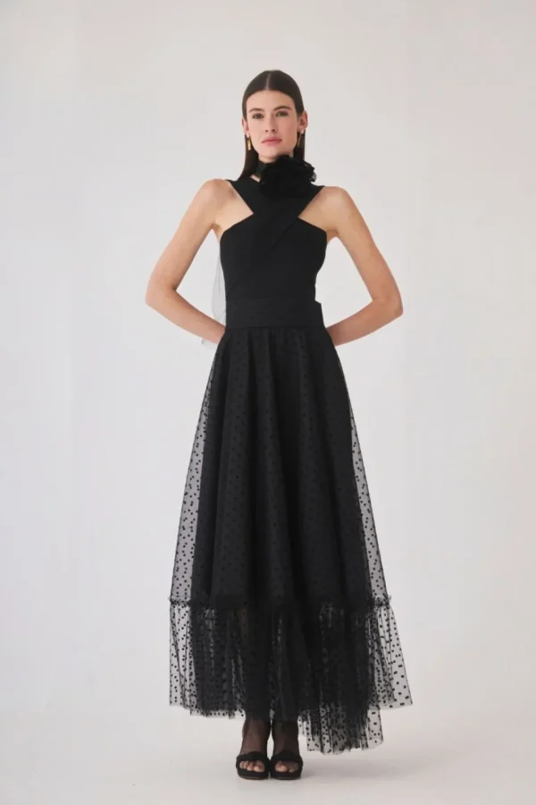 Cheap FALDA PLUMETTI NEGRO Faldas