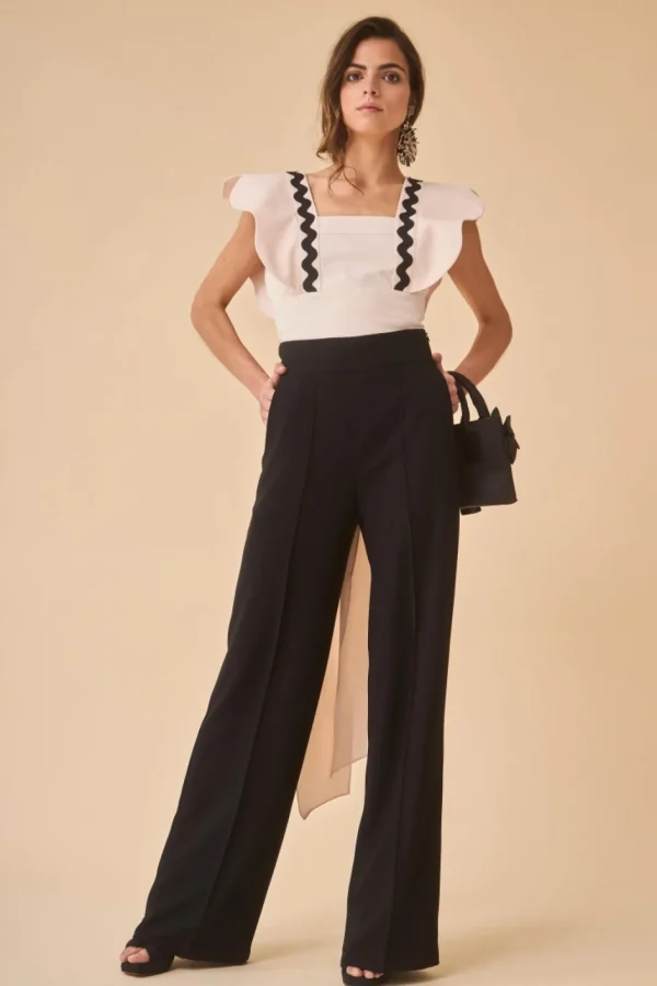 Fashion PANTALON SASTRE NEGRO Pantalones | Total look