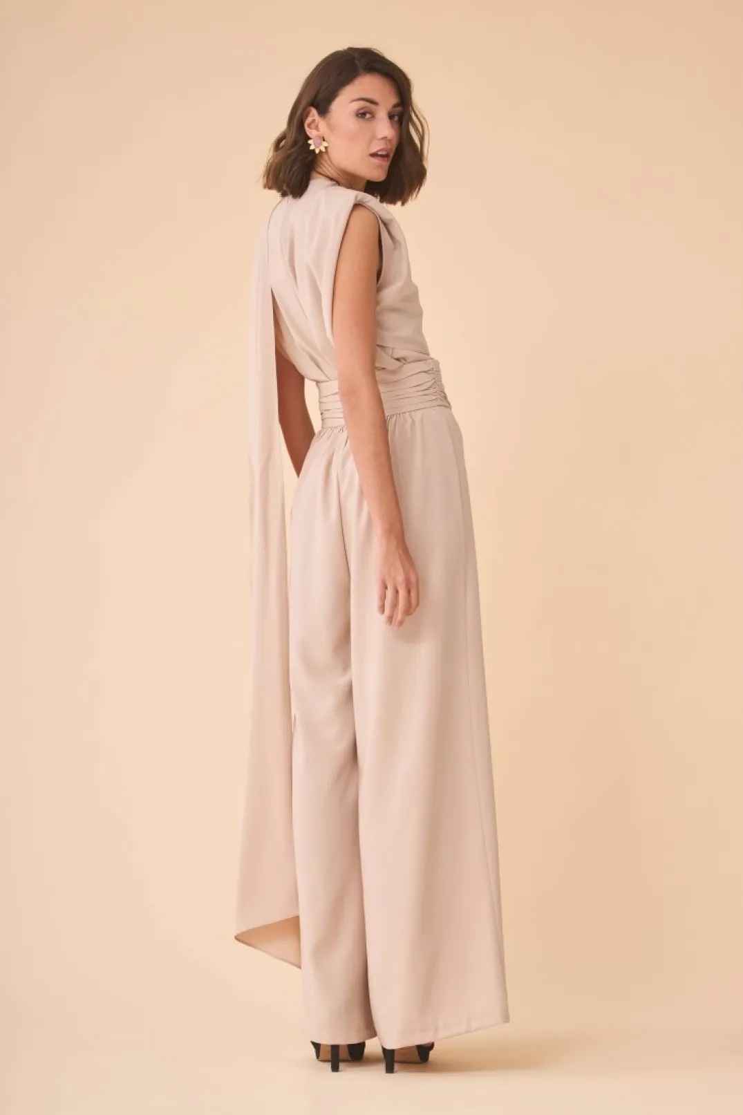 Fashion PANTALON SIMONABEIGE Pantalones | Total look