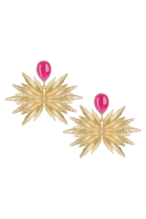 New PENDIENTES CAROL FUCSIA Bisutería