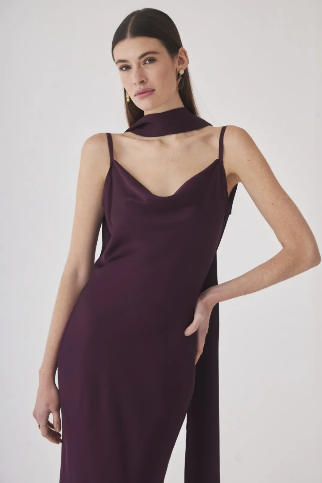 Store Vestido Ador Burdeos | Vestidos largos