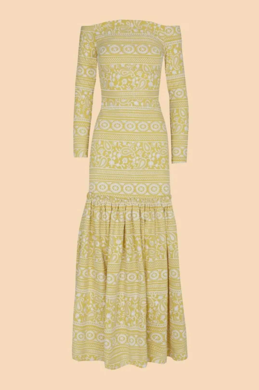 Best Sale VESTIDO AFRICAAMARILLO Vestidos midi