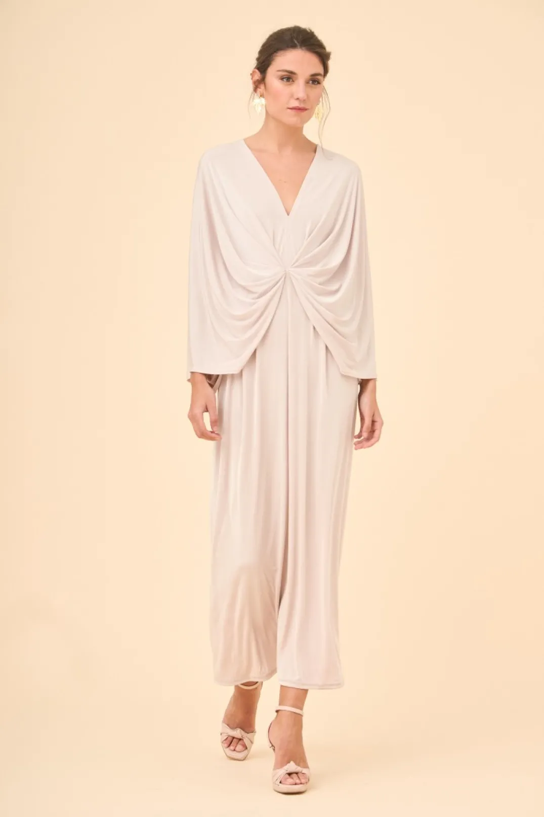 Best Sale VESTIDO AGUSTICREMA I DO | Vestidos largos