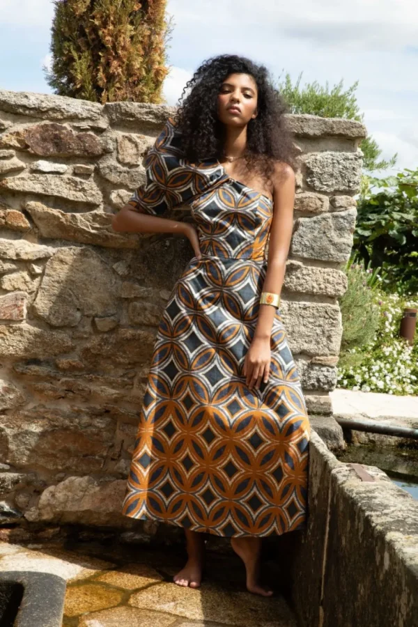 Online VESTIDO AIMARMULTICOLOR Vestidos midi