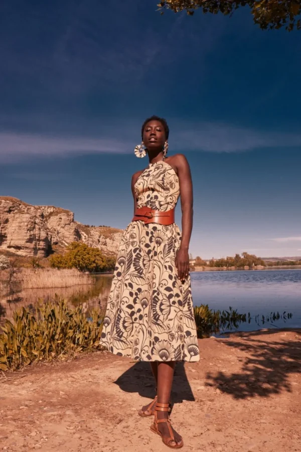 Online VESTIDO ANIPPEESTAMPADO Vestidos midi