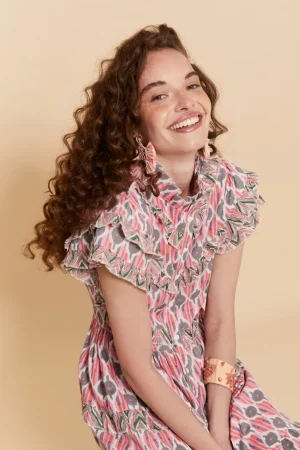 Fashion VESTIDO ANTILLA ROSA Vestidos