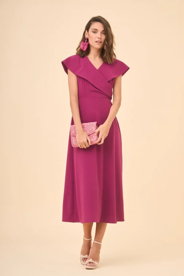 Flash Sale VESTIDO ATHENEABERENJENA Vestidos midi