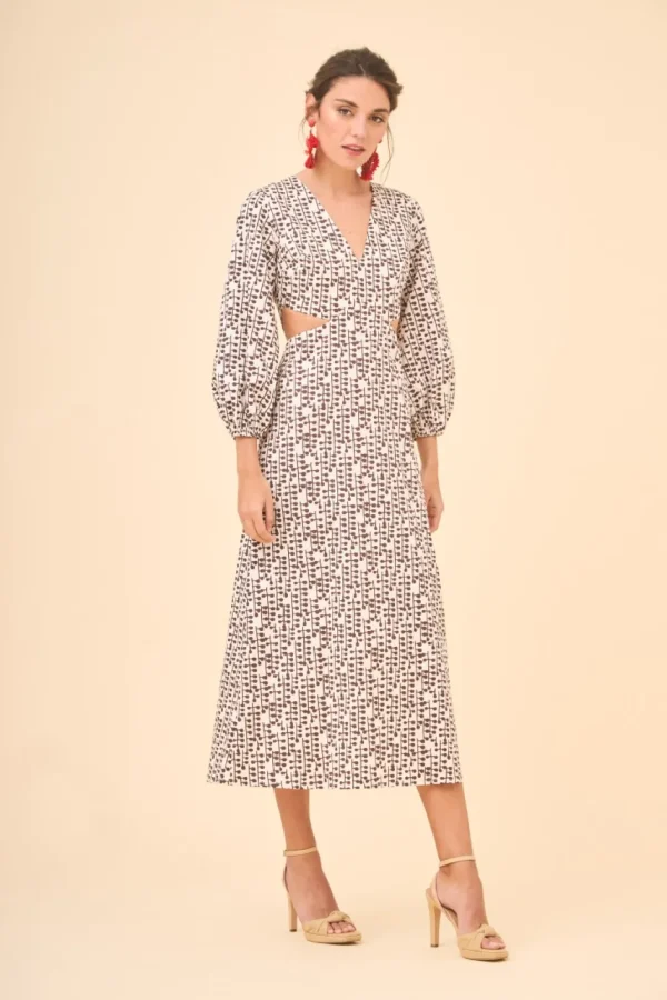 New VESTIDO CLEVAESTAMPADO Vestidos midi