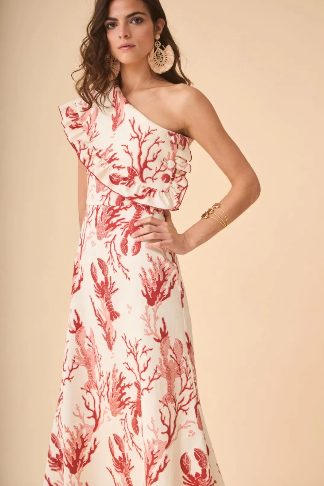 Shop VESTIDO Corailestampado Vestidos midi