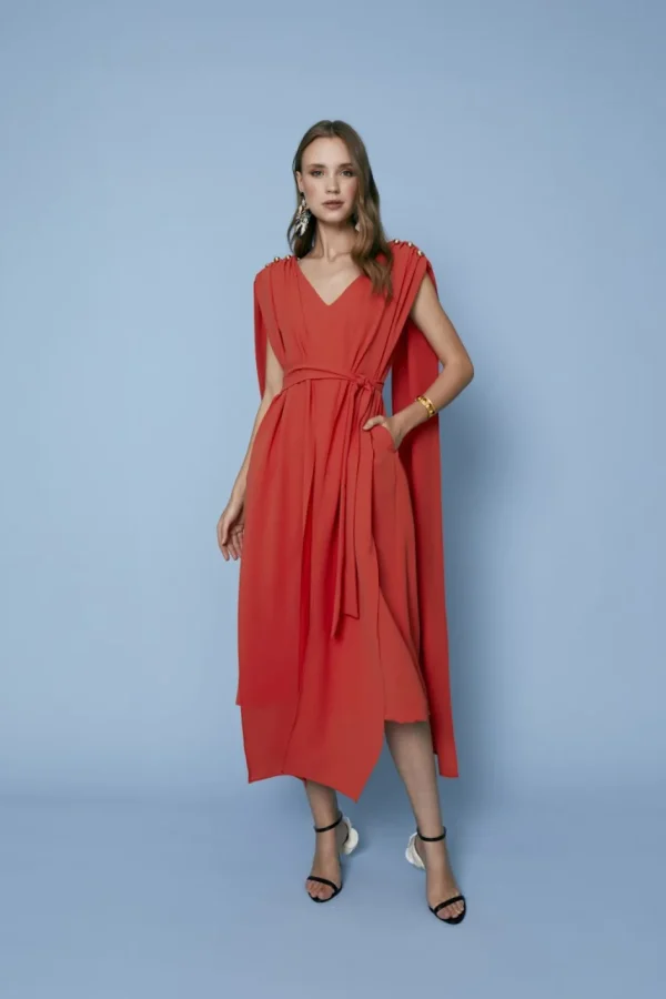 Outlet VESTIDO COSMINACORAL Vestidos midi