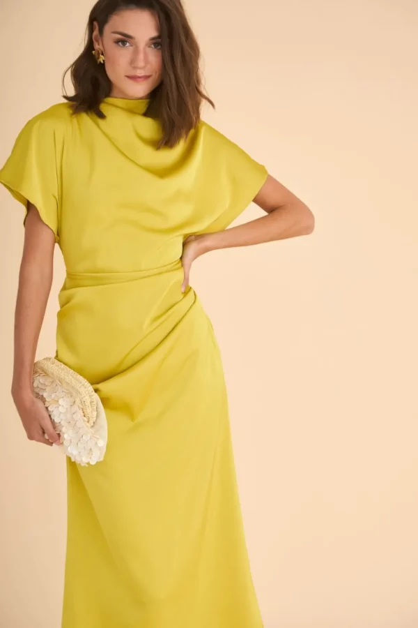 Shop VESTIDO ELBAMOSTAZA Vestidos midi