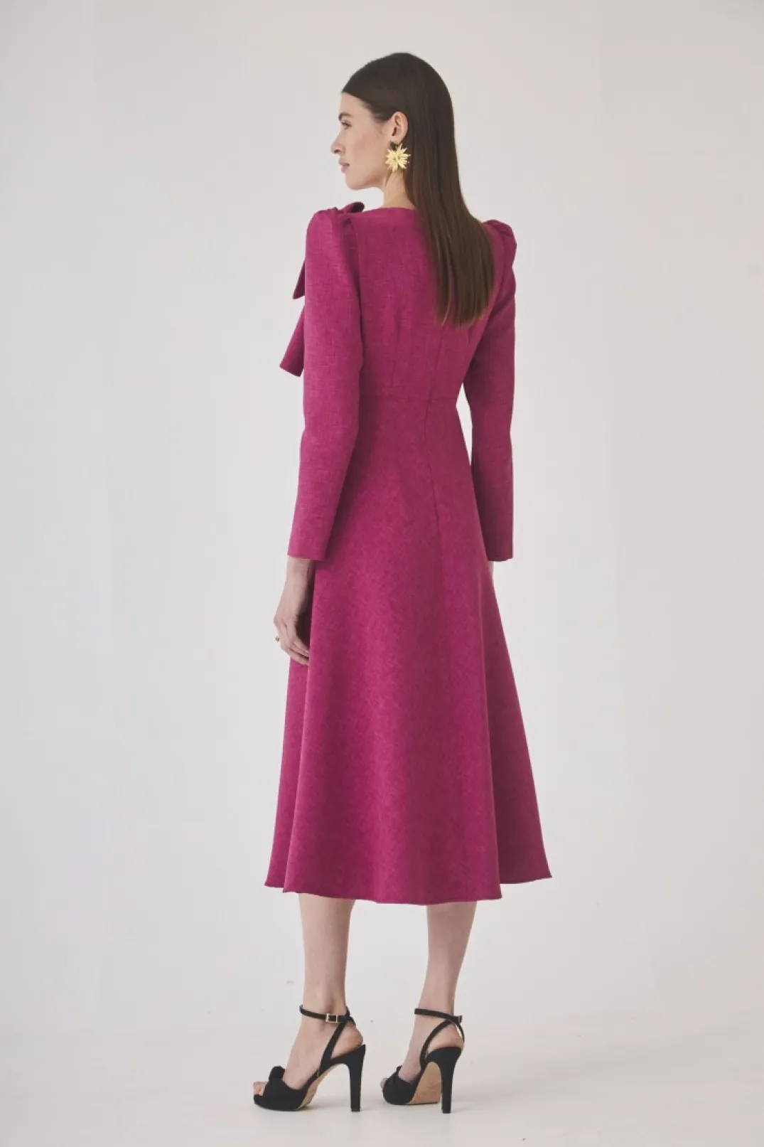 Shop Vestido Gabrieles Fucsia | Vestidos midi