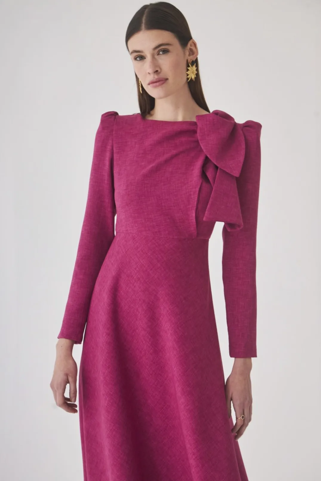 Shop Vestido Gabrieles Fucsia | Vestidos midi