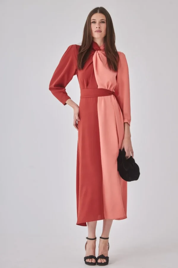 Store Vestido Juanna Rojo | Vestidos midi