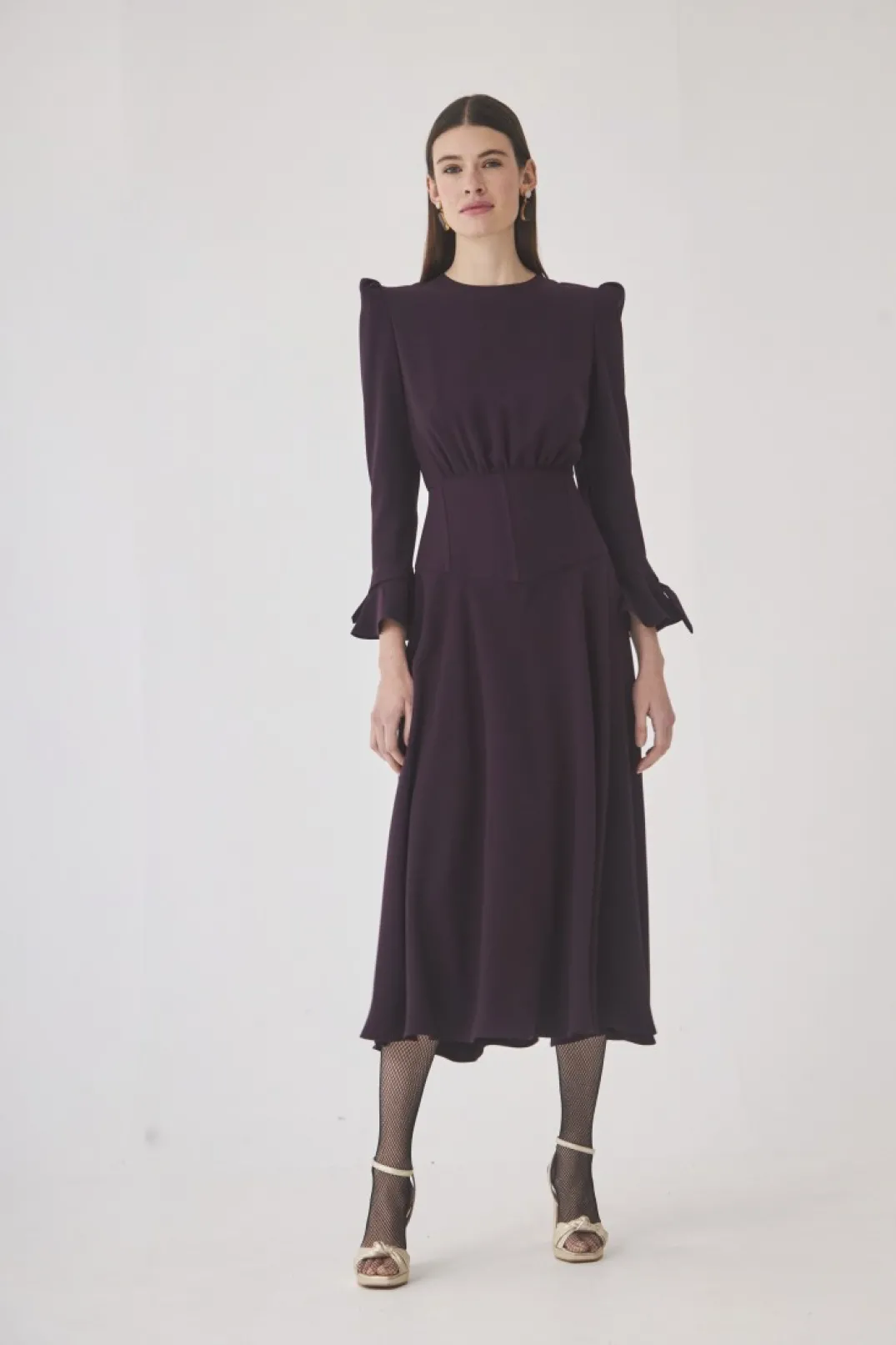 Hot Vestido Maraia Morado | Vestidos midi