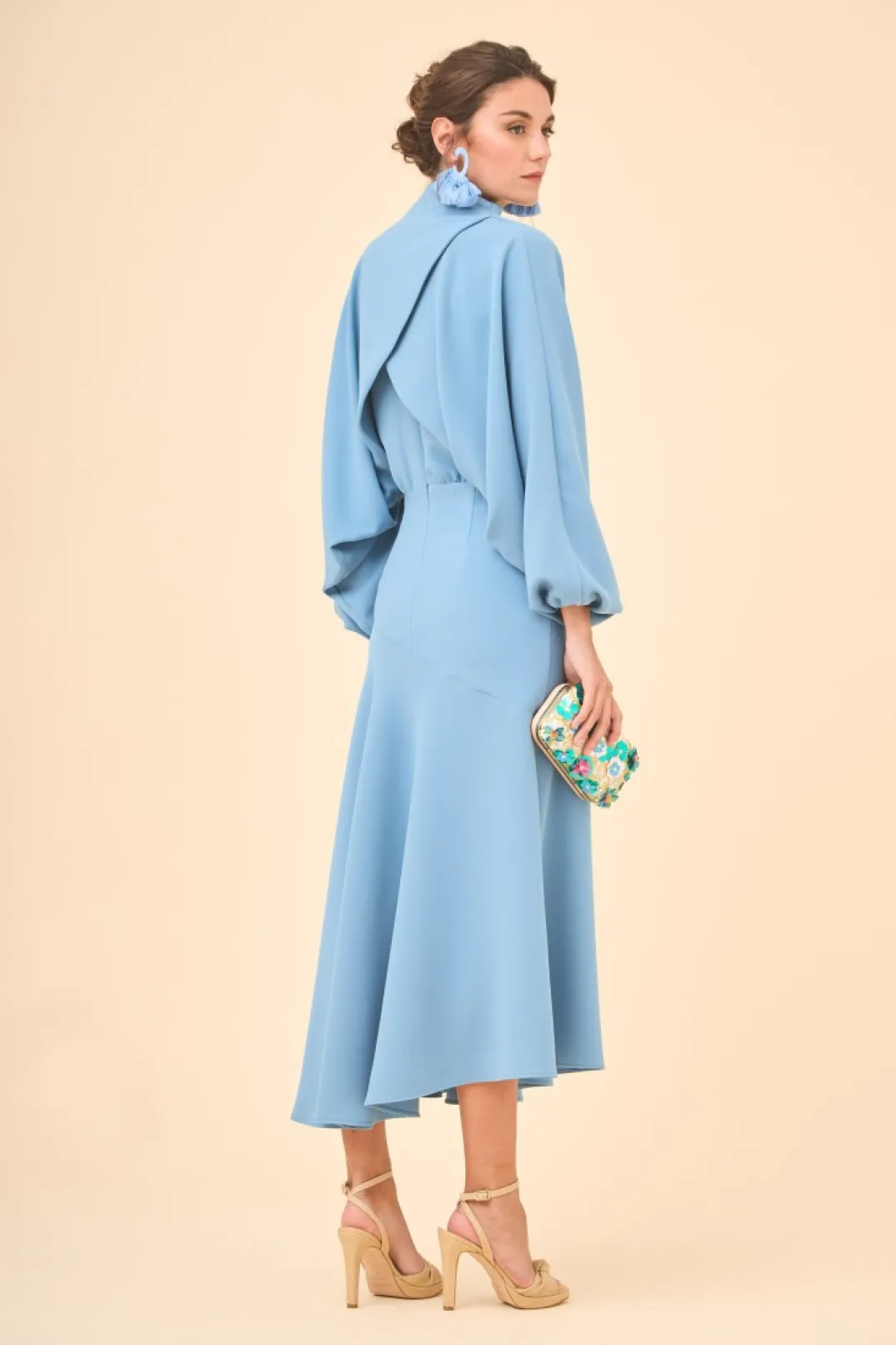 Flash Sale Vestido No Usarestampado Verde | Vestidos midi