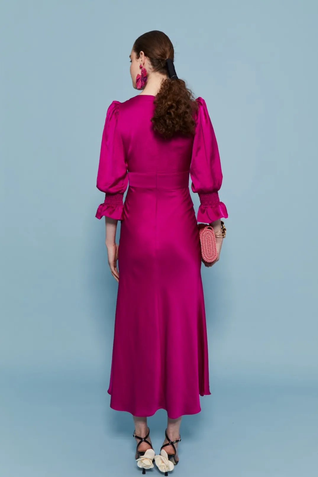 Best VESTIDO SANDRA MAGENTA Vestidos midi