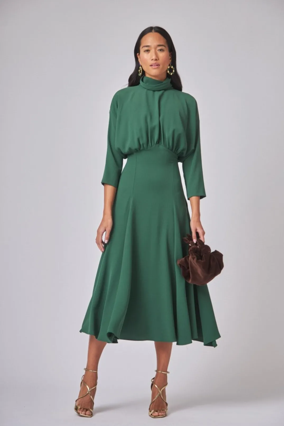 Flash Sale VESTIDO SANTINA VERDE Vestidos midi