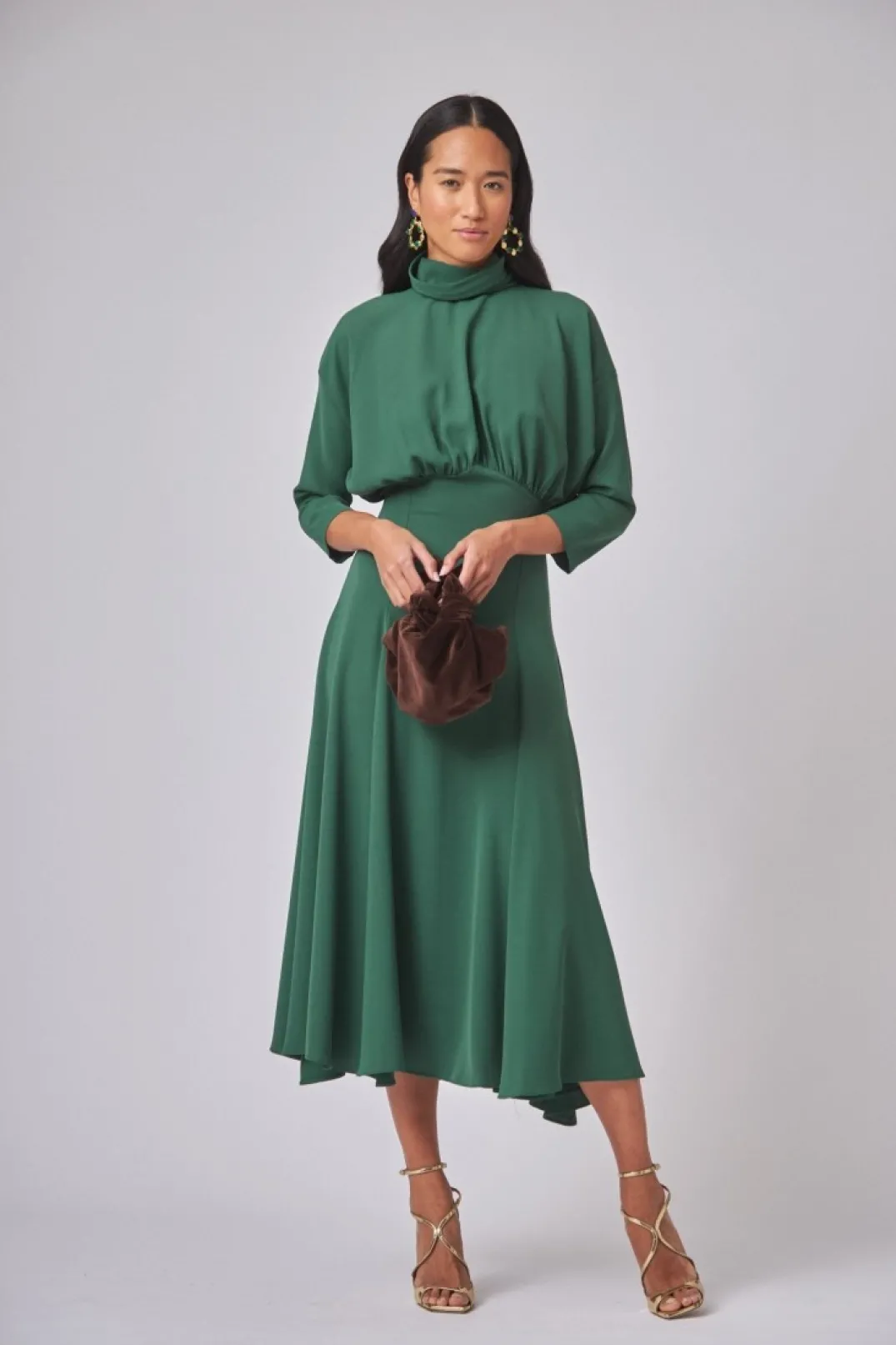Flash Sale VESTIDO SANTINA VERDE Vestidos midi