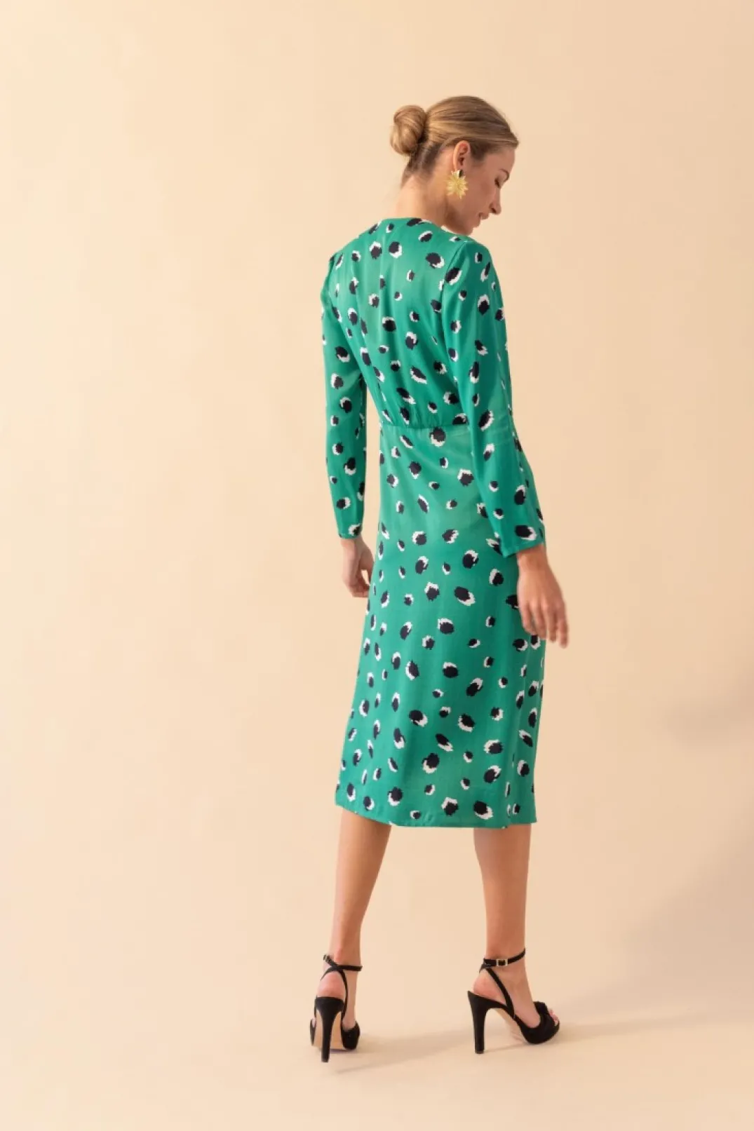 Shop VESTIDO SUNESTAMPADO Vestidos midi