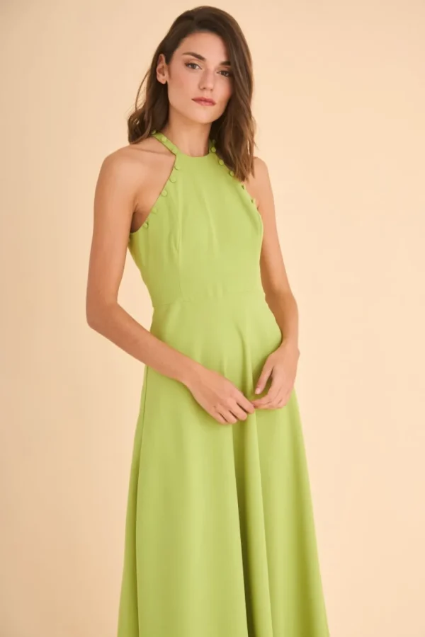 Online VESTIDO VHETEL MB LIMA MARIA BARAZA X COOSY | Vestidos midi