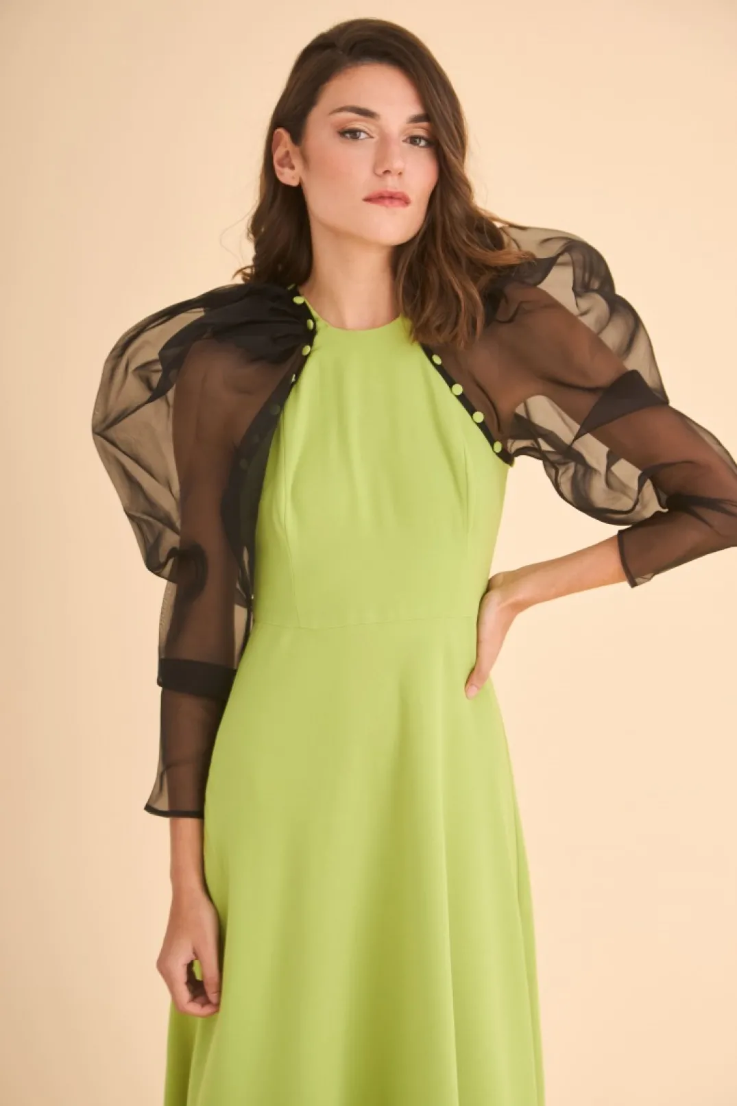 Online VESTIDO VHETEL MB LIMA MARIA BARAZA X COOSY | Vestidos midi