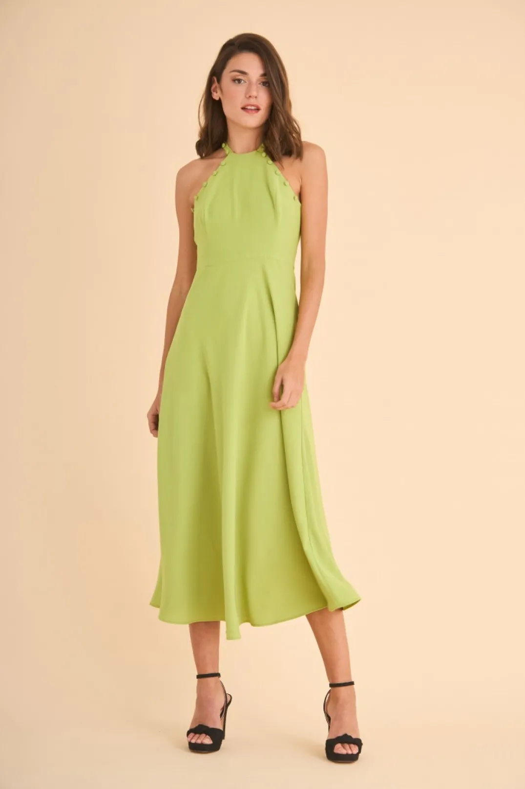 Online VESTIDO VHETEL MB LIMA MARIA BARAZA X COOSY | Vestidos midi