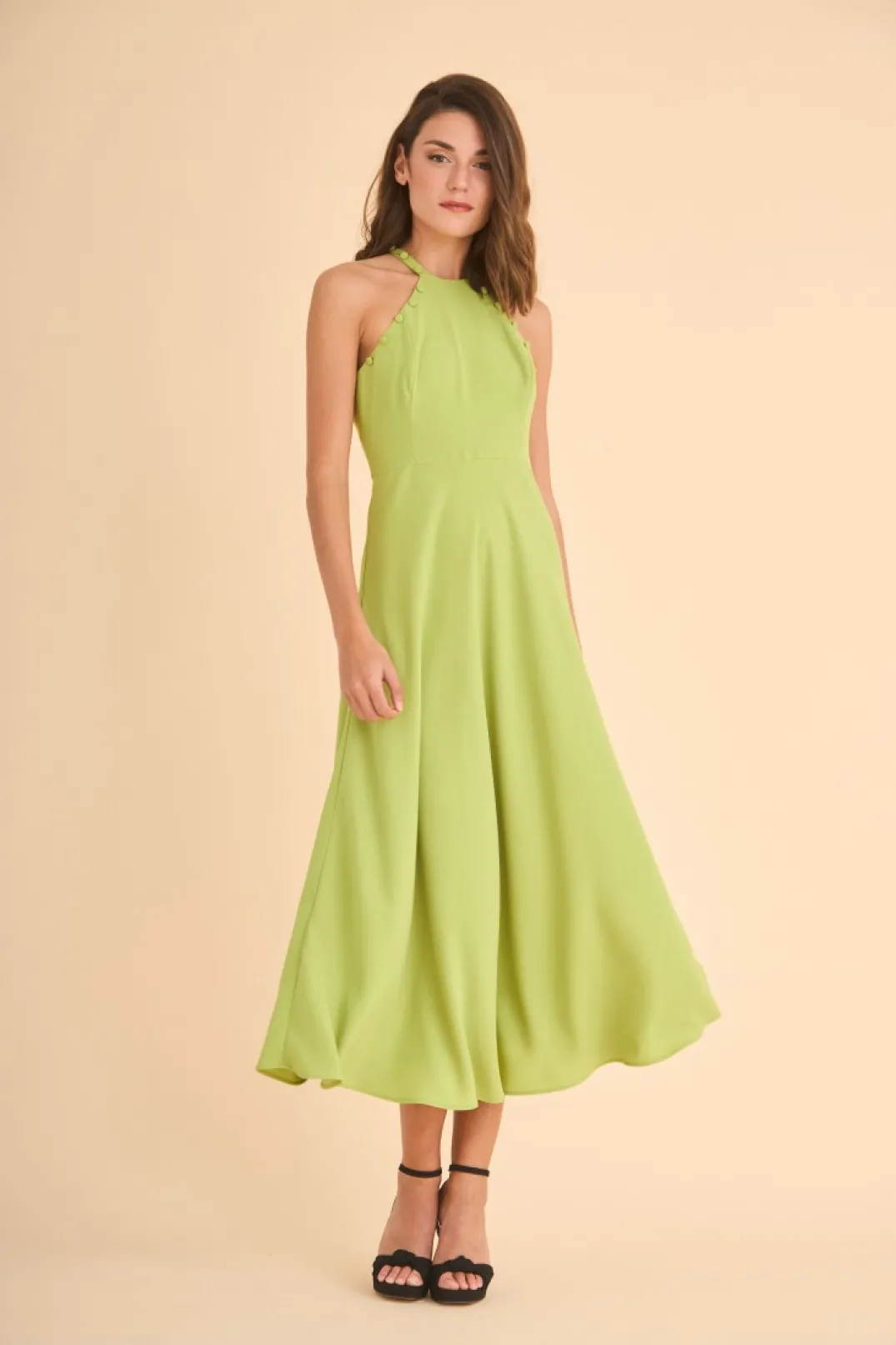 Online VESTIDO VHETEL MB LIMA MARIA BARAZA X COOSY | Vestidos midi